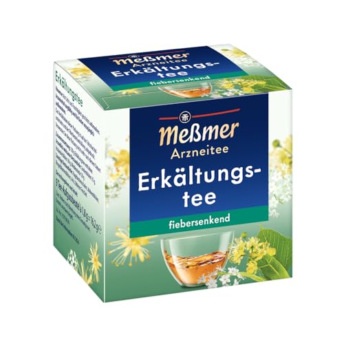 Meßmer Erkältungstee | fiebersenkend | Arzneitee | 9 Teebeutel von Meßmer