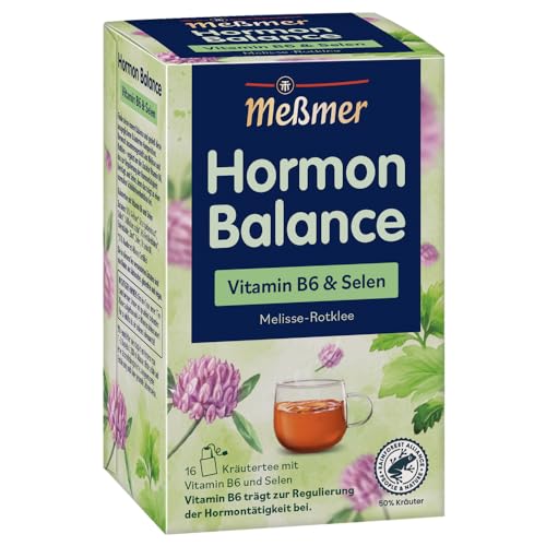 Meßmer Hormon Balance | Vitamin B6 & Selen | 16 Teebeutel | Glutenfrei | Laktosefrei | Vegan von Meßmer