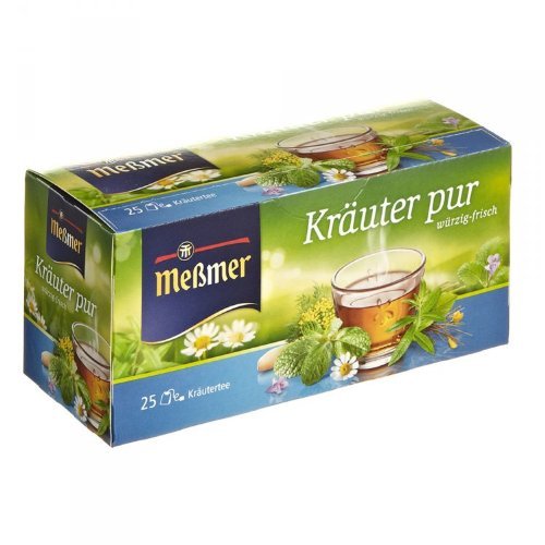 Meßmer Kräuter pur 25 Teebeutel - 12 Packungen von Meßmer