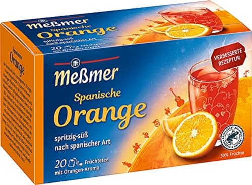 Meßmer Ländertee | Spanische Orange | 20 Teebeutel | Glutenfrei | Laktosefrei | Vegan von Meßmer