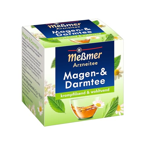 Meßmer Magen- & Darmtee | krampflösend & wohltuend | 9 Teebeutel | Glutenfrei | Laktosefrei | Vegan von Meßmer