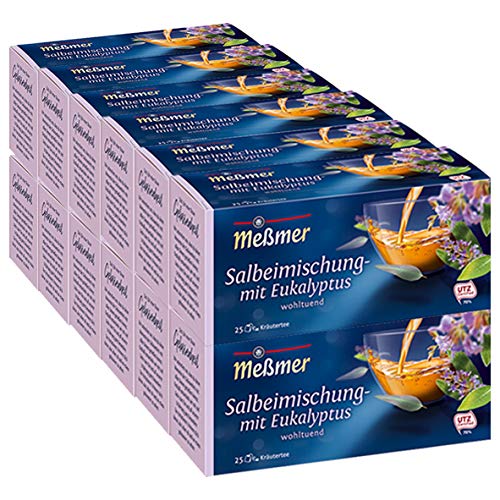 Meßmer Salbei 25 Teebeutel - 12 Packungen von Meßmer