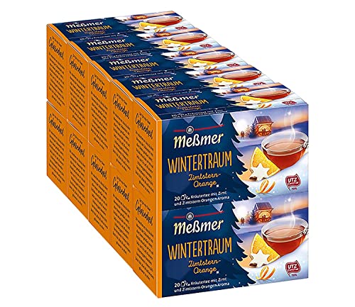 Meßmer Wintertraum Zimtstern-Orange 10er Pack von Meßmer