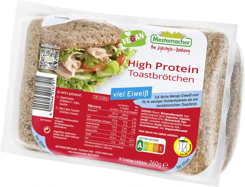 Mestemacher High Protein Toastbrötchen von Mestemacher