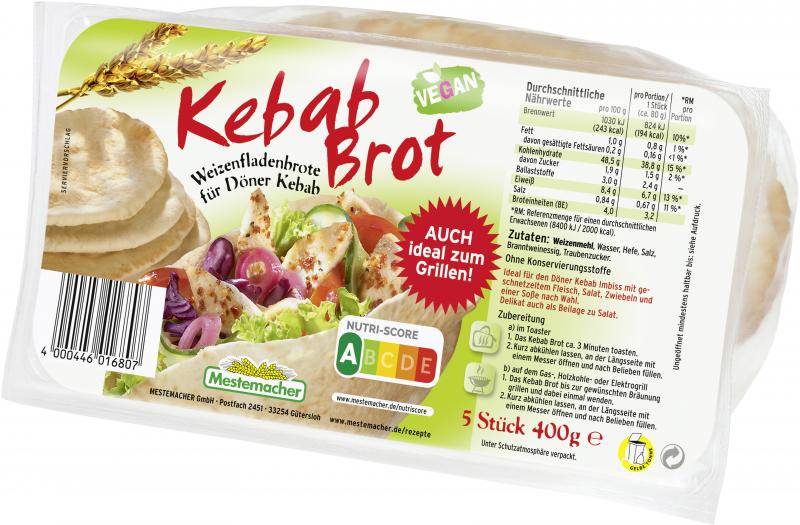 Mestemacher Kebab Brot von Mestemacher