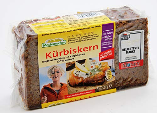 Mestemacher Kürbiskernbrot, 9er Pack (9 x 500g) von Mestemacher