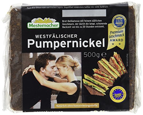 Mestemacher Pumpernickel, Westfälische , 6er Pack (6 x 500 g Packung) von Mestemacher