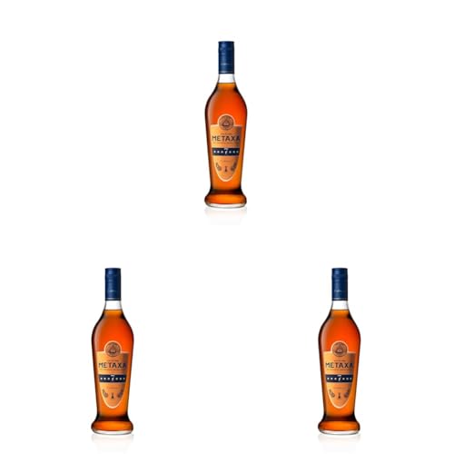 Metaxa 7 Sterne mit 40% vol. | Einzigartiger Brandy aus Griechenland (1 x 0,7l) (Packung mit 3) von Metaxa