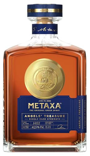 Metaxa Angel’s Treasure - Einzigartiger, hocharomatischer Premium-Brandy aus Griechenland in hochwertiger Geschenkverpackung - Perfektes Geschenkset für Metaxa-Liebhaber mit 42% vol. (1 x 0,7l) von Metaxa