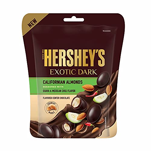 Metel, Meteliza Hersheys Exotic Dark Chocolate verschiedene Sorten + Fire Drink GmbH Sticker! (Californian Almonds) von Metel, Meteliza