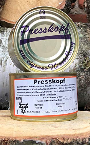 Hausmacher Pressack Dose (200 g) von Metzgerei R. Heeg
