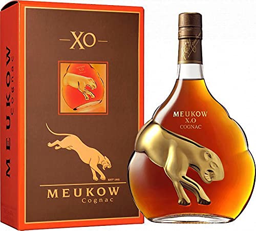 COGNAC XO GOLD PANTHER 70 CL IN EINER SCHACHTEL von Meukow