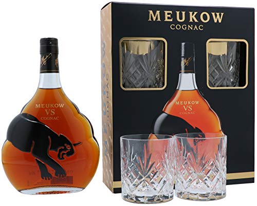 Meukow VS + 2 Gläsern Brandy (1 x 0.7 l) von Meukow