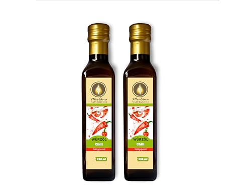 Mevlana Naturmühle Chiliöl kaltgepresst 500ml (2x250ml) von Mevlâna Naturmühle