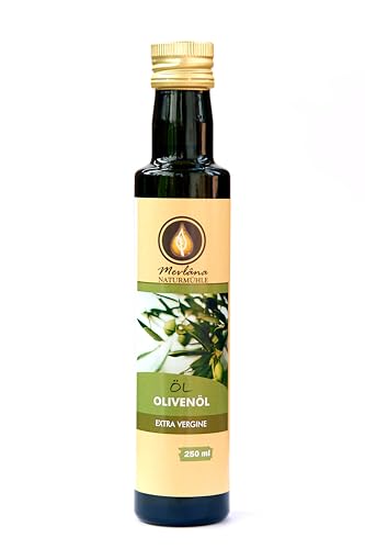 Olivenöl extra vergine, Olivenöl aus Italien, 250 ml Ölflasche von Mevlâna Naturmühle