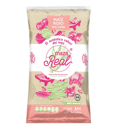 MAZA REAL Nixtamalisiertes Maismehl - Masa de Maíz Blanco Nixtamalizado, 1 kg von Mexican Mama