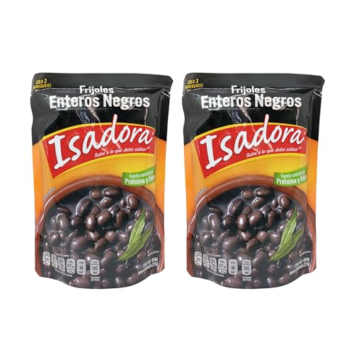 Frijoles Isadora Refritos o Enteros (Bohnenmus - Ganze) (Enteros Negros (Ganze Schwarze) Pack 2) von México Mágico