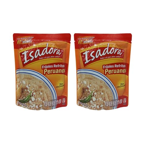 Frijoles Isadora Refritos o Enteros (Bohnenmus - Ganze) (Refritos Peruanos (Peruanisches Bohnenmus) Pack 2) von México Mágico