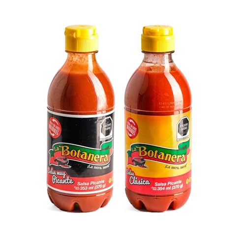 La Botanera Soße Scharf und sehr Scharf - Würzsauce (Pack 2) von México Mágico