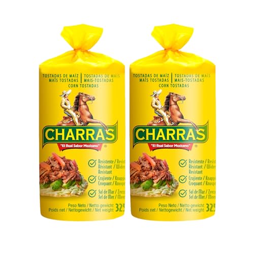 MAIS TOSTADAS VON CHARRAS 325 g. (Pack of 2) von México Mágico