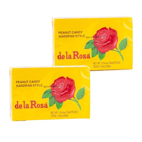 Mazapán von de la Rosa 12 Stück 336g (Pack 2) von México Mágico