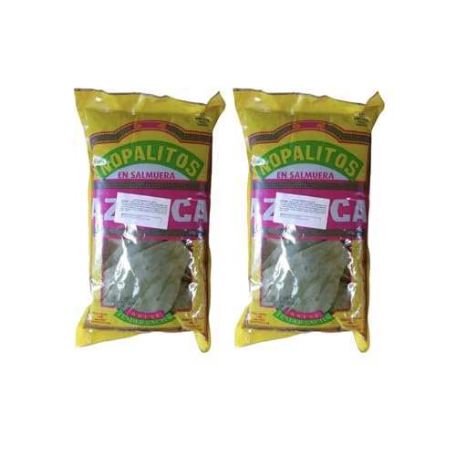 Nopales Ganze Kaktusblätter von Azteca je 1kg (Pack 2) von México Mágico