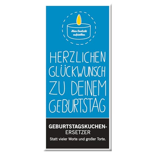 Meybona Grußkartenersetzer Schokolade | Geburtstagskuchenersetzer | Fairtrade-Kakao | Manufaktur aus Deutschland | Bean to Bar | Edel-Schokoladen Geschenk 10 x 100g Großpackung von Meybona