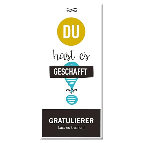 Meybona Grußkartenersetzer Schokolade | Gratulierer | Fairtrade-Kakao | Manufaktur aus Deutschland | Bean to Bar | Edel-Schokoladen Geschenk 10 x 100g Großpackung von Meybona