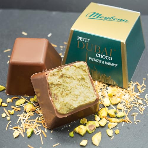 Meybona Petit Dubai Choco Premium Pistachio Schokolade mit leckerer Pistaziencreme von Meybona