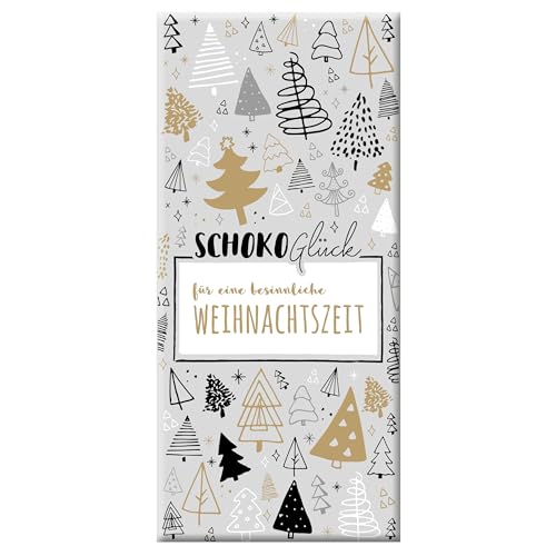 Meybona SchokoGlück Schokolade | Weihnachtszeit | Fairtrade | Manufaktur aus Deutschland | Bean to Bar | Edel-Schokoladen Geschenk 10 x 100g Großpackung von Meybona