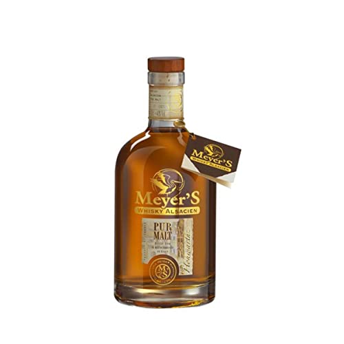 Meyer's Whisky Pure Malt 70cl 40% Whiskey aus Frankreich Elsass 0,7 Liter von Mrs. Meyer's Clean Day