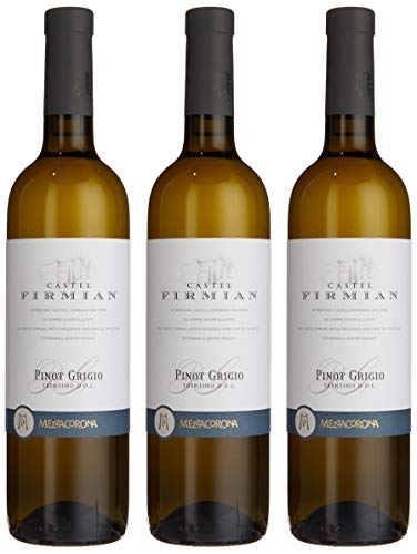 Castel Firmian Pinot Grigio Trentino D.O.C. (3 x 0.75 l) von Mezzacorona