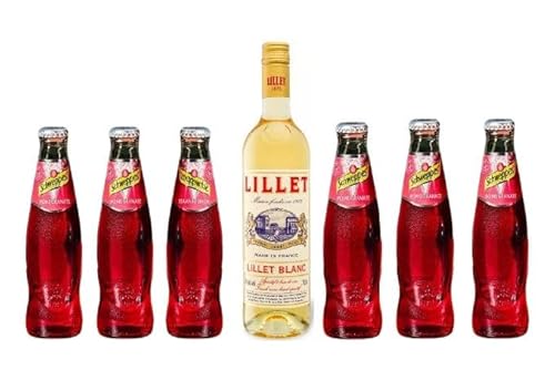 Sommeraperitif-Set Lillet Blanc 17% Vol. 0,75l & Pomegranate 6x0,2l inkl. 0,90€ MEHRWEG Pfand von Miamani