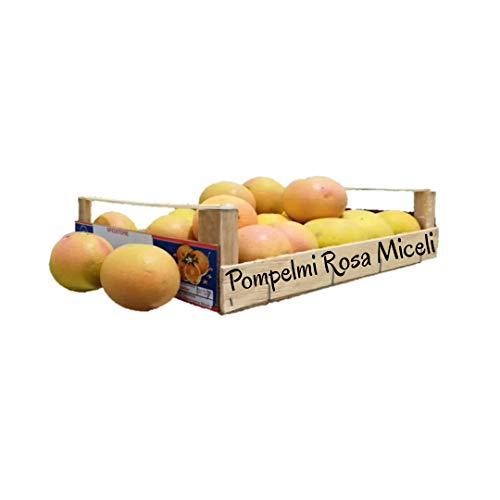 Grapefruits Box mit 9 Kilogramm Sizilianischen Grapefruits | Italienische Grapefruits | Rotes Fruchtfleisch von Miceli