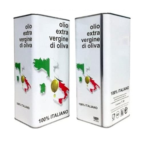 Miceli - Natives Olivenöl Extra 100% ITALIENISCH Kaltgepresst | 5 Liter – Sortenrein Biancolilla italienisches Öl mittel fruchtig von Miceli