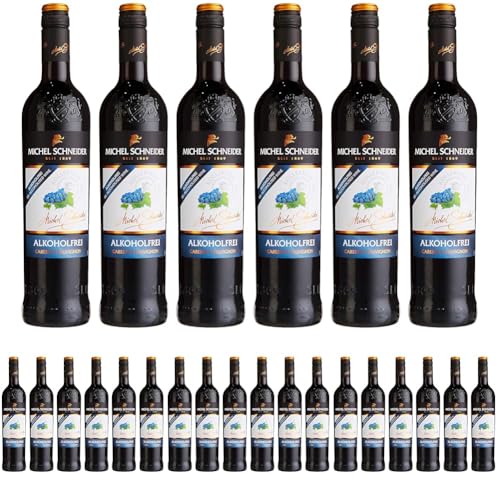 Michel Schneider Cabernet Sauvignon Rotwein Alkoholfrei (6 x 0.75 l) (Packung mit 4) von Michel Schneider