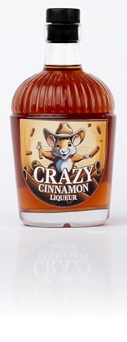 Crazy Cinnamon Zimt-Likör | 100% Natürliche Zutaten | Handcrafted | Vielseitig als Shot, Warm oder im Kaffee | 1 x 700ml | 25% Vol. von Michi Palma