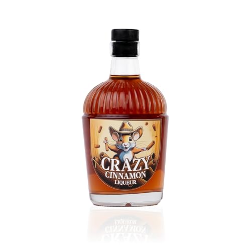 Crazy Cinnamon Zimt-Likör | 100% Natürliche Zutaten | Handcrafted | Vielseitig als Shot, Warm oder im Kaffee | 1 x 700ml | 25% Vol. von Michi Palma