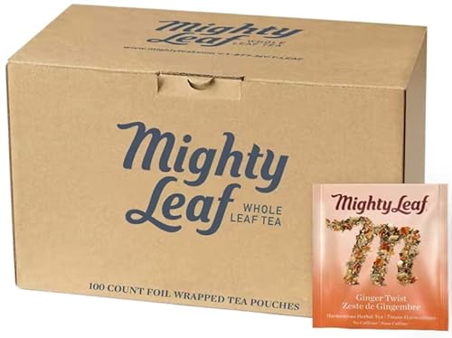 Ginger Twist - Mighty Leaf (100 Foil Wrapped Tea Pouches) by Mighty Leaf von Mighty Leaf