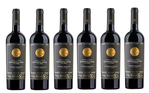 6x 0,75l - 2023er - Miguel Torres - Cordillera - Reserva Especial - Cabernet Sauvignon - Valle del Maipo D.O. - Chileotwein - Rotwein trocken von Miguel Torres - Cordillera