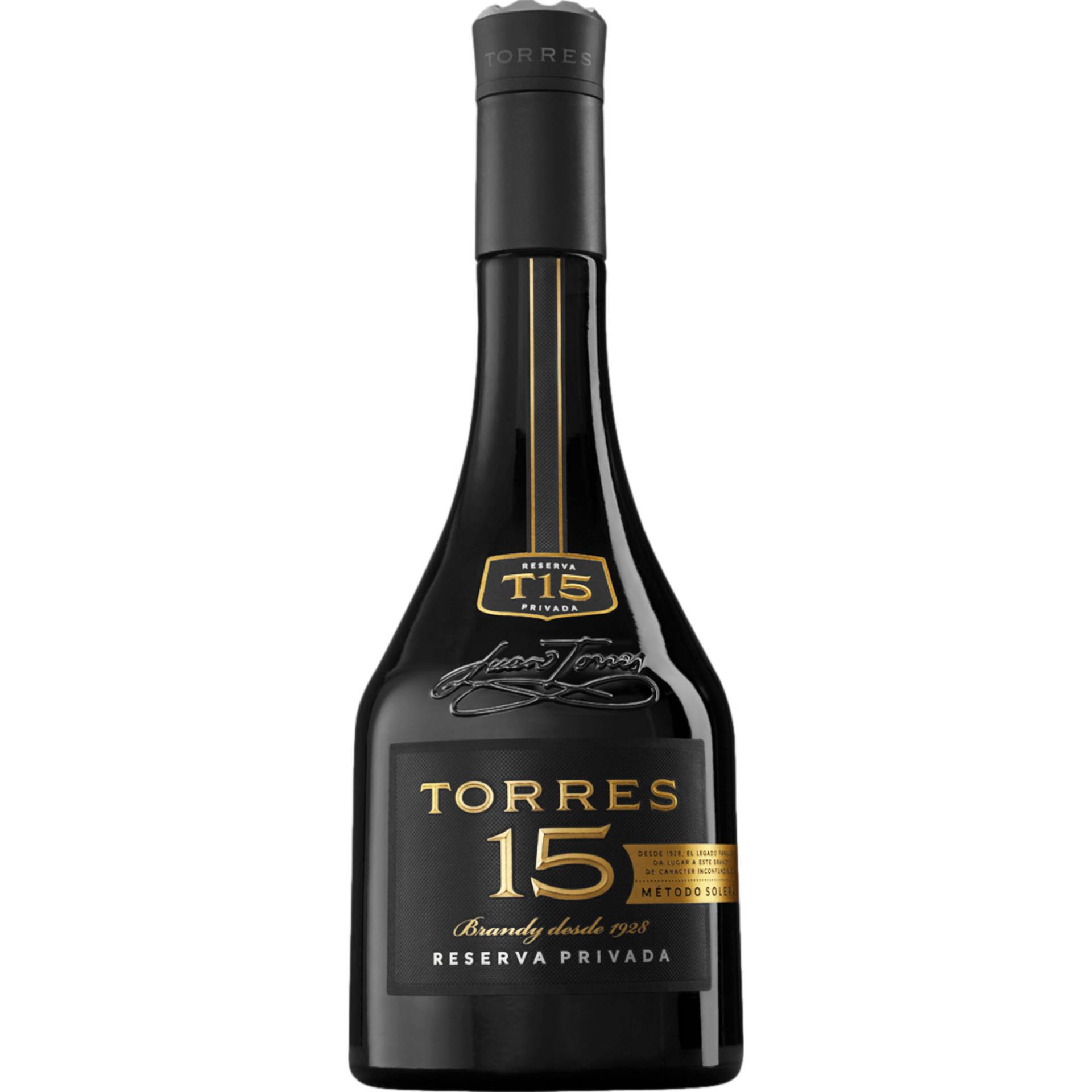 Torres 15 Imperial Brandy, Spanien, 0,7 L,  40% Vol., Spirituosen von Miguel Torres S.A. - Carbó 6 - 08720 Vilafranca del Penedes (Spanien)