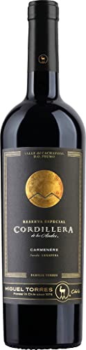 Miguel Torres Cordillera Carmenère Cachapoal Valley 2019 (1 x 0.75 l) von Familia Torres