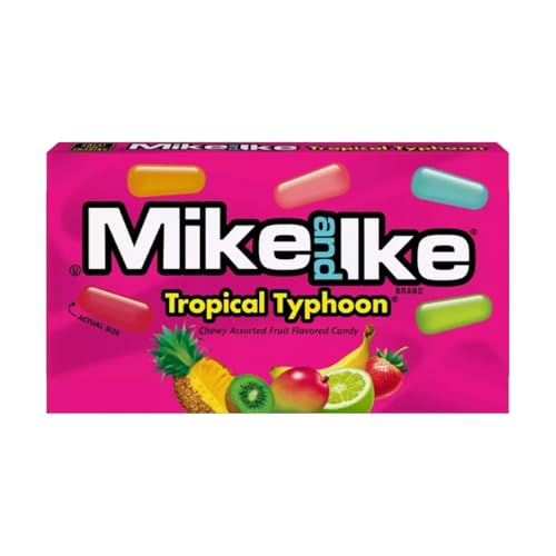 Mike and Ike Tropical Typhoon, 120 g, 12 Stück von Mike & Ike