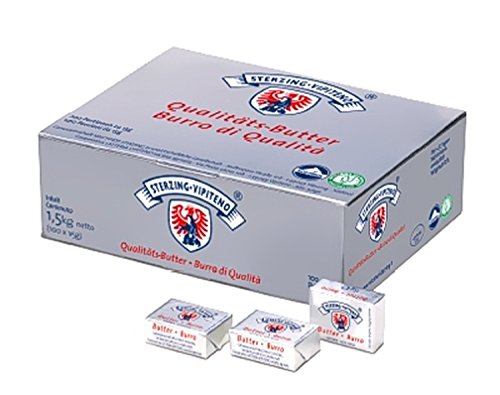 Portionenbutter 150 x 10 gr. - Milchhof Sterzing von Milchhof Sterzing