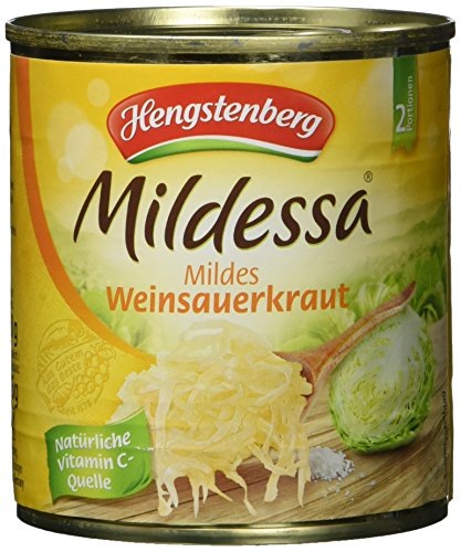 Hengstenberg Mildessa Weinsauerkraut, 300g, Abtropfgewicht 285g von Mildessa