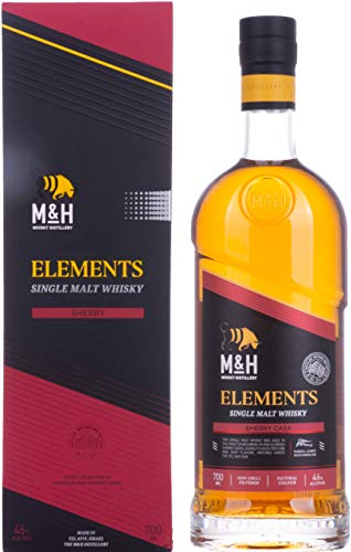 M&H ELEMENTS Sherry Cask Single Malt Whisky, 700 ml von M&H