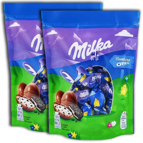 2 er Pack Milka Bonbons Oreo Ostern 2 x 86g Ostereier von Milka