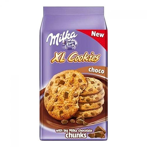 MILKA XL Cookies 184 g x 10 Stück (Schokolade) von Milka