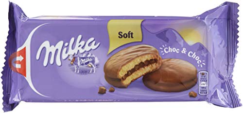 Milka Choc & Choc Mini-Kuchen - Küchlein gefüllt und überzogen mit zarter Milka Alpenmilch Schokolade - 12 x 175 g von Milka