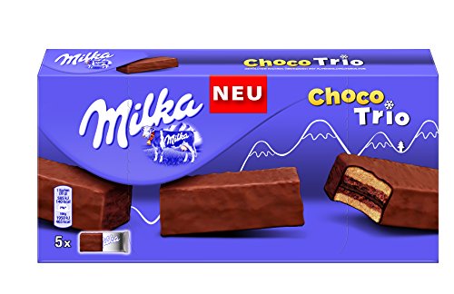 Milka Choco Trio Kuchen, 150 g, 6er Pack (6 x 150 g) von Milka